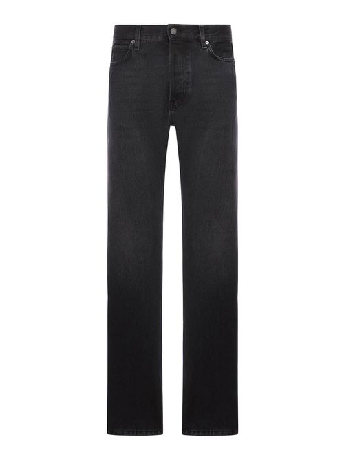 Blake Mid Black Jeans In Cotton Denim