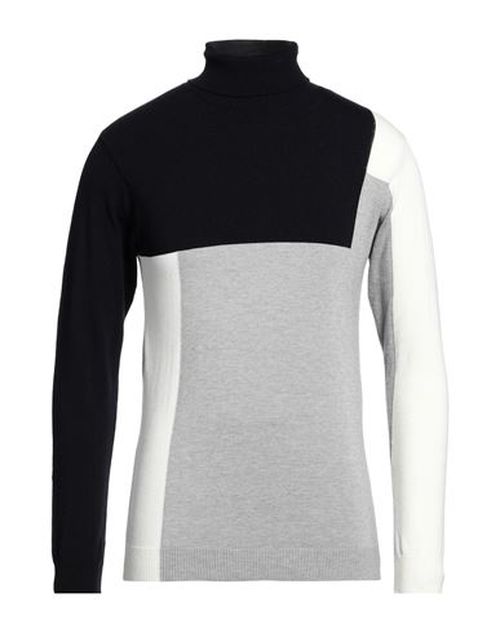 Man Turtleneck Midnight blue Size L Polyacrylic, Merino Wool, Polyamide, Elastane