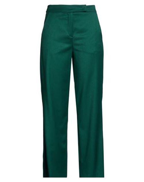 Woman Pants Green Size 4 Polyester, Viscose, Wool, Elastane