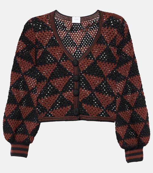 Malia crochet cotton cardigan
