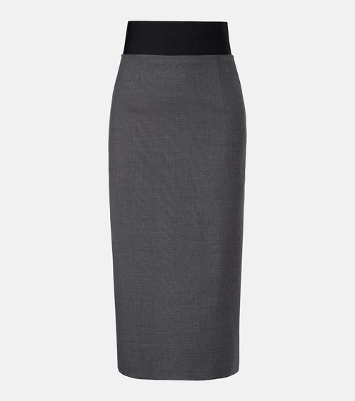 Finire virgin wool pencil skirt