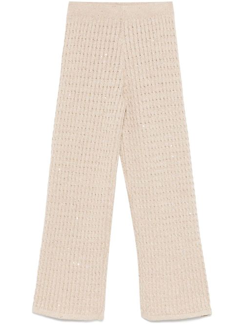 Eleventy knitted trousers - Neutrals