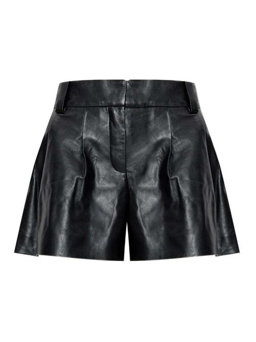 Leather shorts