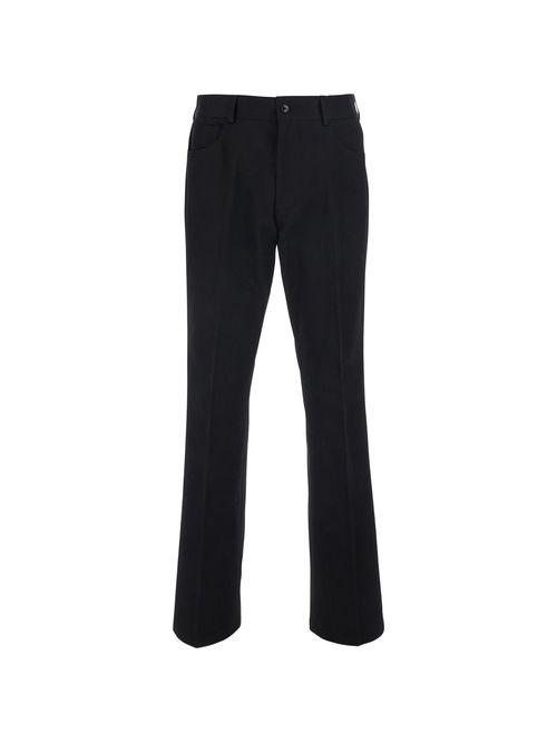 Script Cotton Slim Flare Pant