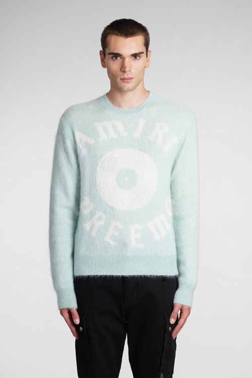 Knitwear In Green Alpaca