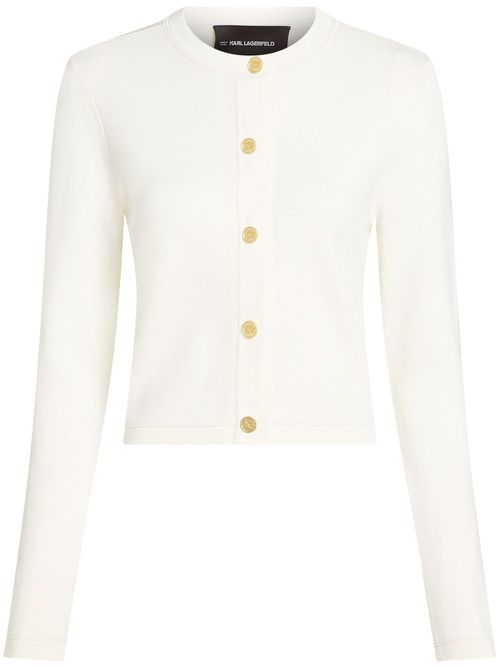 Button-up cardigan - White