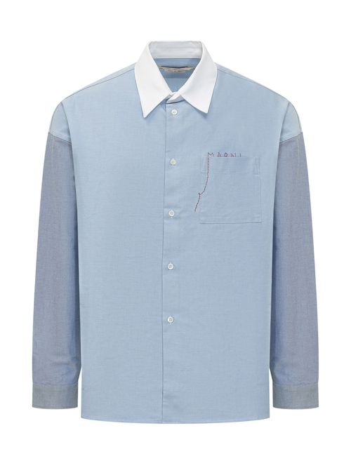 Pocketed Cotton Shirt