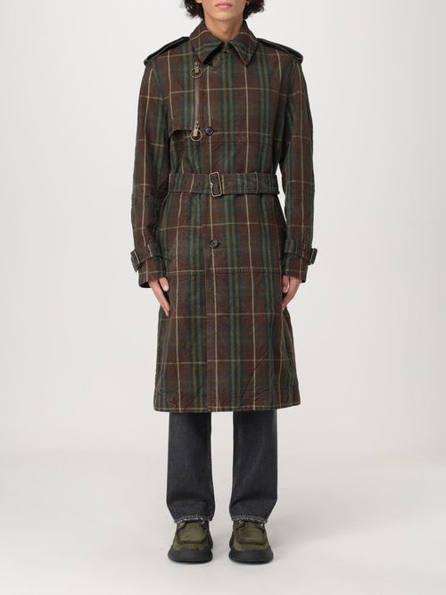Trench Coat Men color Brown