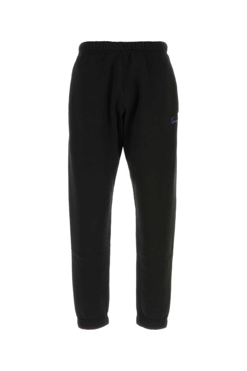 Black Cotton Joggers Exterior: Pantaloni - Men