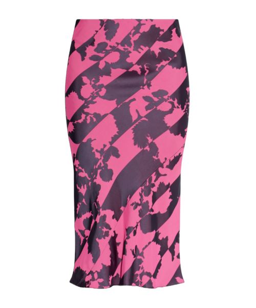 Printed midi skirt