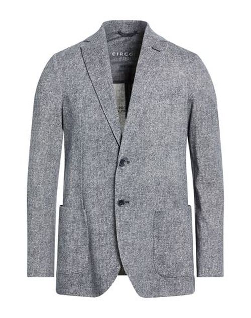 Man Blazer Navy Size 40 Cotton, Elastane