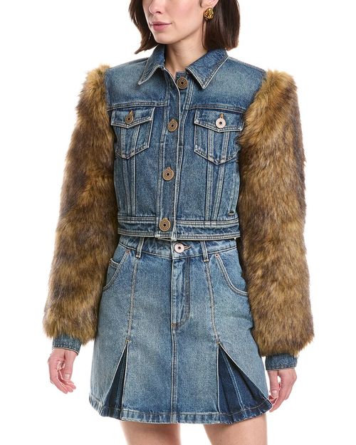 Denim Cropped Jacket