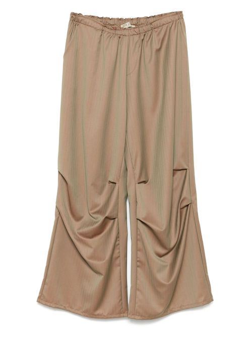 Paura Fan trousers - Brown