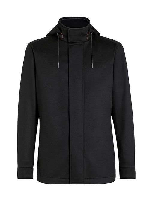Men's Oasi Cashmere Elements Cima Overjacket - Black