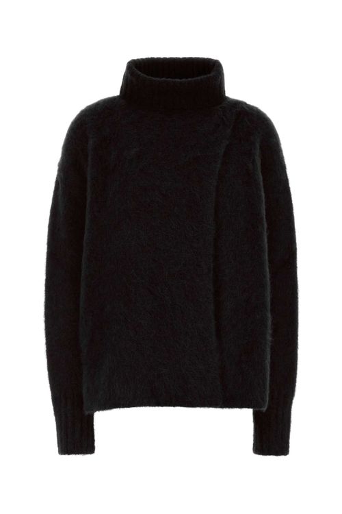 Highneck Sweater — Black