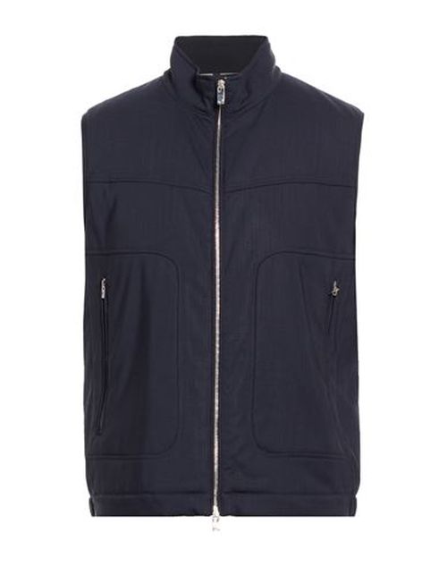 Man Vest Midnight blue Size 42 Virgin Wool