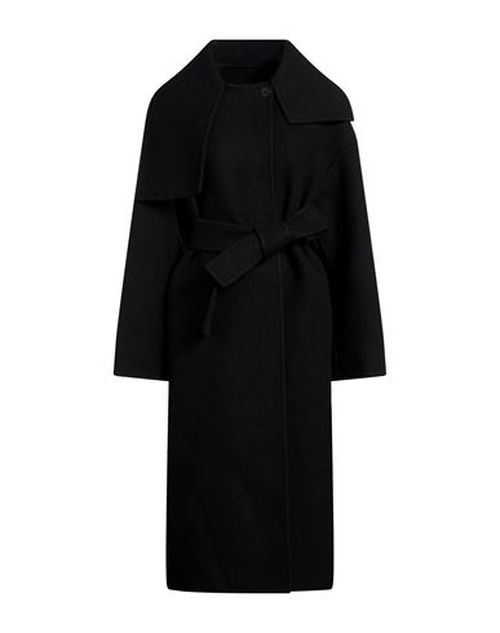Woman Coat Black Size 0 Virgin Wool