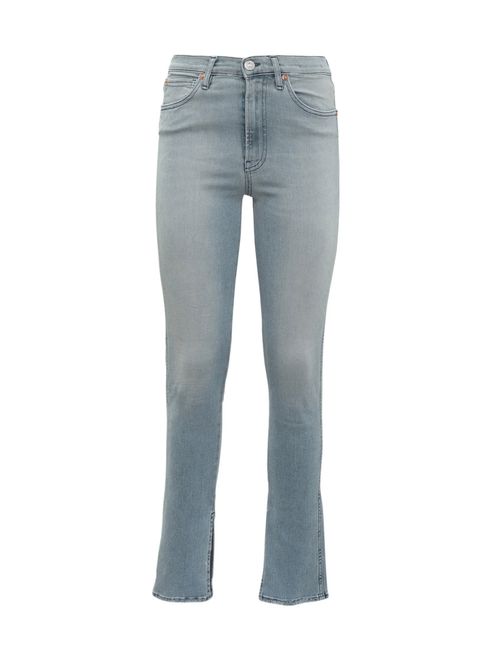 Blue Slim Mid Rise Jeans