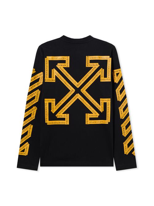 Tape Arrow Skate L/s T-shirt - Male T-shirts Black