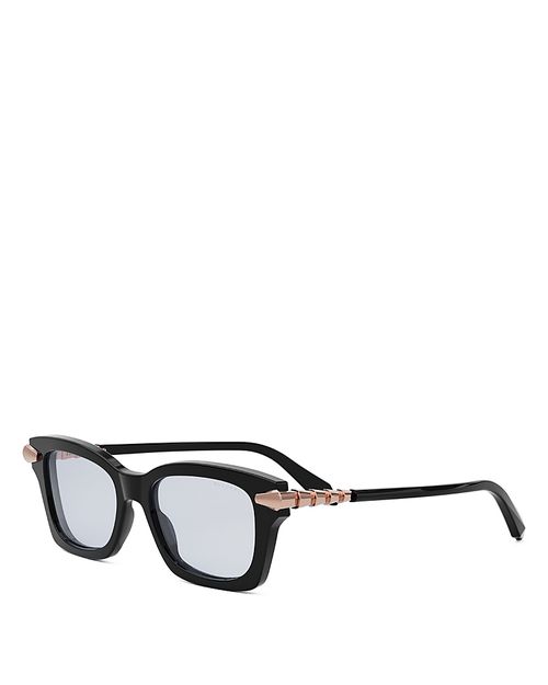 Serpenti Rectangular Eyeglasses, 50mm