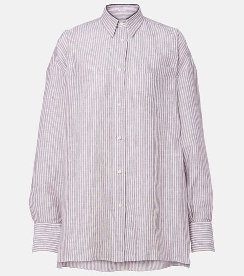 Monili striped linen shirt