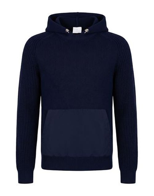 Man Sweater Navy Size L Wool, Polyamide