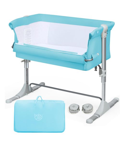 Portable Baby Bed Side Sleeper Infant Travel Bassinet Crib - Green