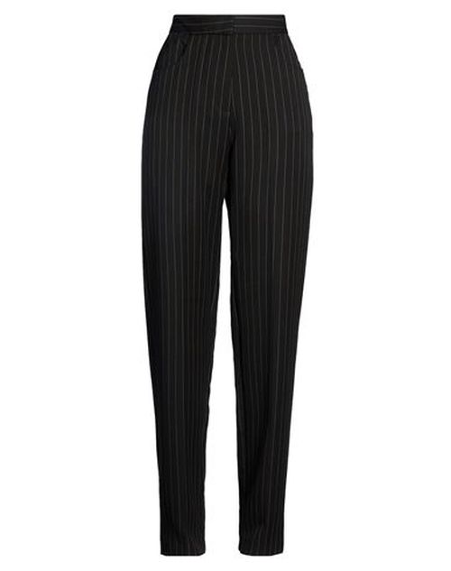 Woman Pants Black Size 6 Polyester, Viscose, Elastane
