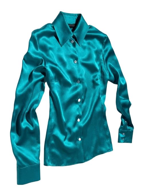 Silk satin shirt