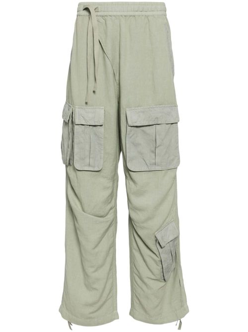 Maharishi asymmetric cargo trousers - Grün