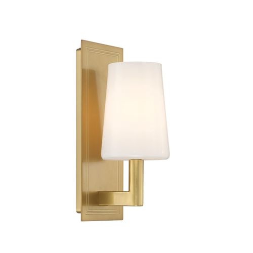 Aged Brass Wall Sconce from the Hogan Collection