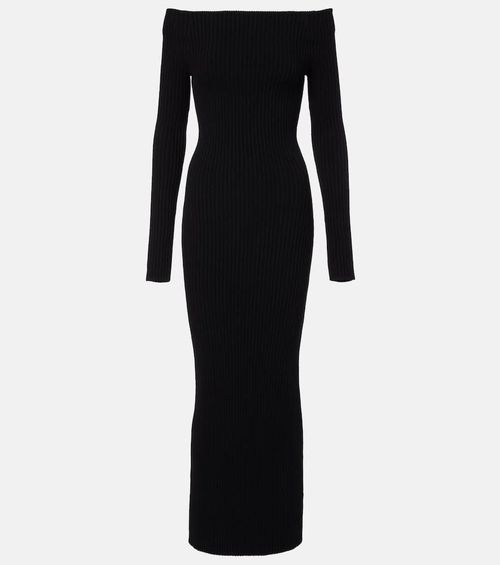 Wool and cashmere-blend maxi dress