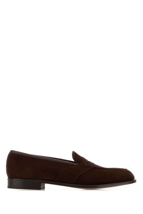 Brown Suede Montpellier Loafers