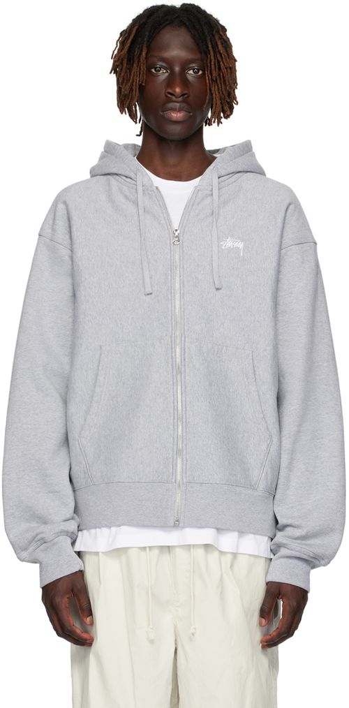 Gray Full Zip Hoodie