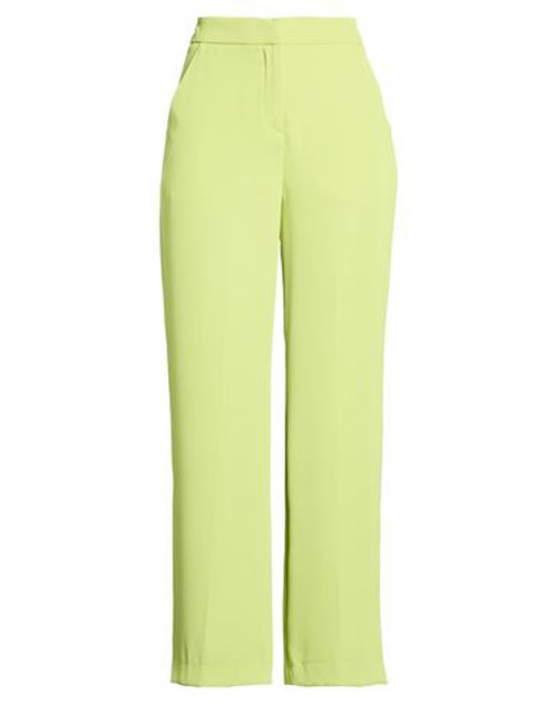 Woman Pants Lime green Size 10 Polyester, Elastane