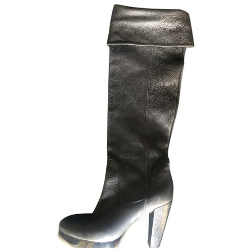 Ankle boots Leather for Female 38 EU