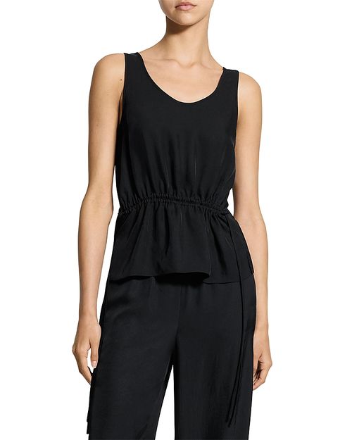 Washed Tie Easy Tank Top