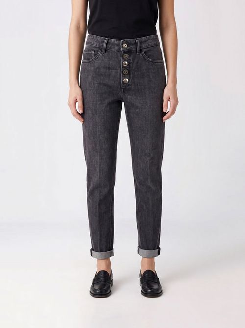 Jeans Woman color Black