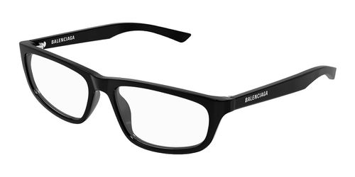 Balenciaga BB0407O 001 Men's Eyeglasses Black  56 - Blue Light Block Available