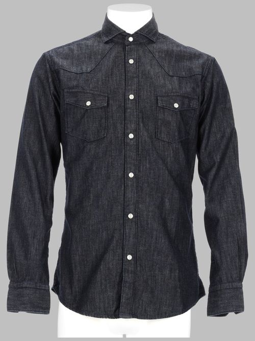 Brian Dales Camicia In Denim Di Cotone
