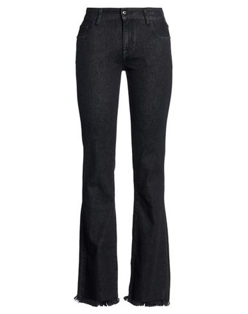 Jacob Cohёn Woman Jeans Black Size 30 Cotton, Cashmere, Elastane