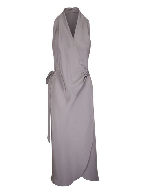 Peter Cohen wrap dress - Grey