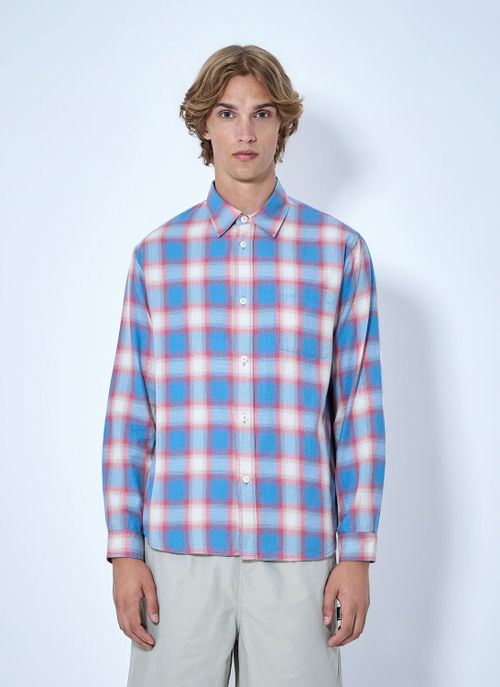 Beach Ombre Plaid Shirt