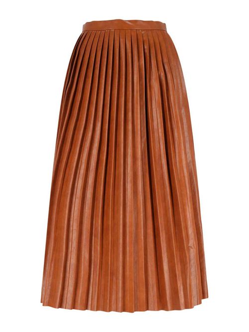 Pleated MIDI skirt