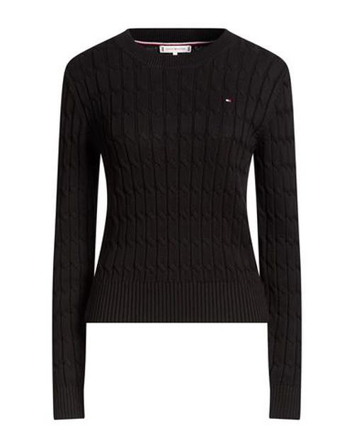 Woman Sweater Black Size L Cotton