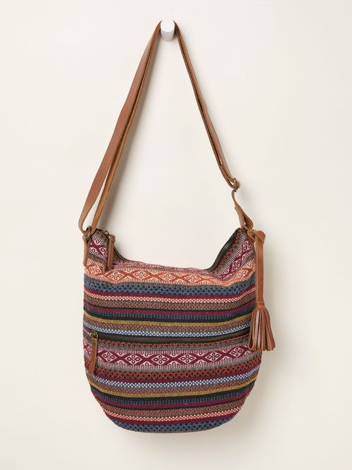 FatFace Evalie Multi Woven Crossbody Bag