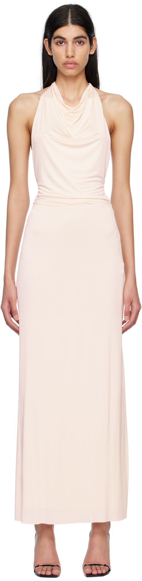 Off-White Ariel halterneck maxi dress
