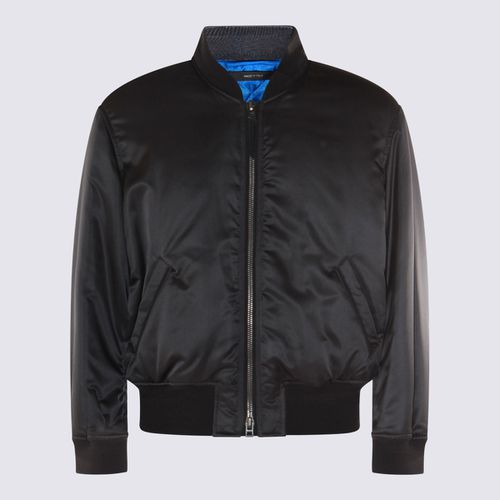 Dark Grey Silk Casual Jacket