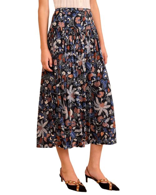 Blanche Pull On Midi Skirt