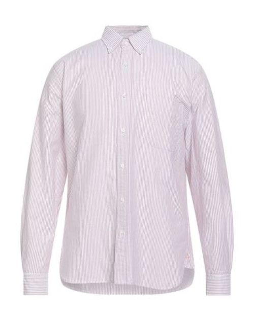 Man Shirt Burgundy Size S Cotton